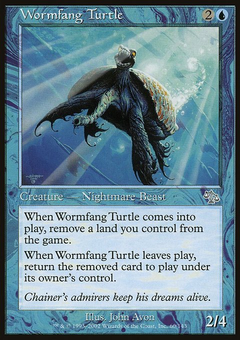 Wormfang Turtle, Judgment #60, Magic: The Gathering card