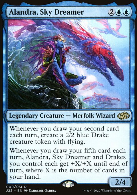 Alandra, Sky Dreamer, Jumpstart 2022 #9, Magic: The Gathering card