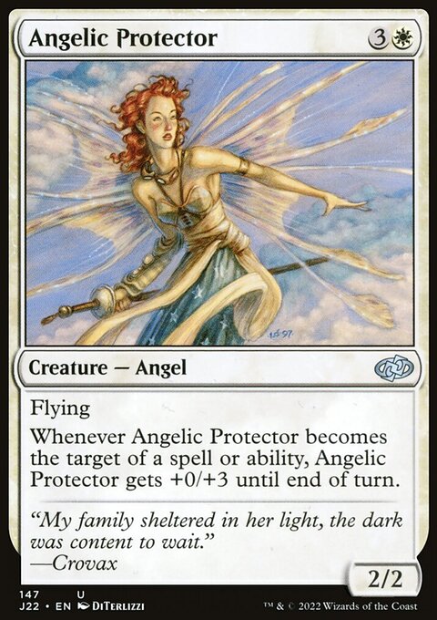 Angelic Protector, Jumpstart 2022 #147, Magic: The Gathering card