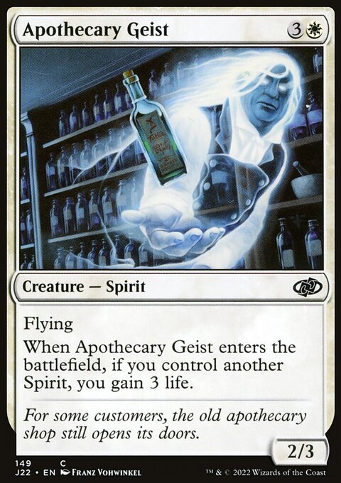 Apothecary Geist, Jumpstart 2022 #149, Magic: The Gathering card