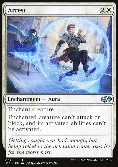 Arrest, Jumpstart 2022 #52, Magic: The Gathering card