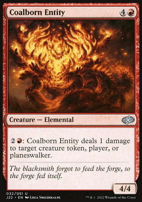 Coalborn Entity, Jumpstart 2022 #32, Magic: The Gathering card
