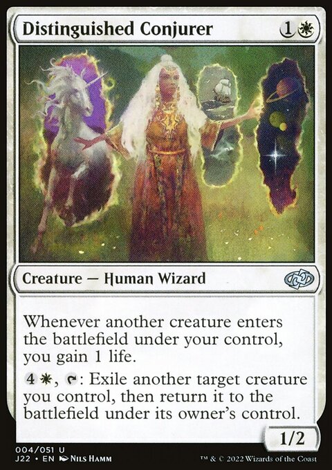 Distinguished Conjurer, Jumpstart 2022 #4, Magic: The Gathering card
