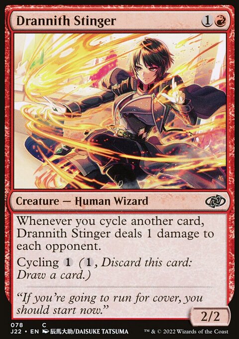 Drannith Stinger, Jumpstart 2022 #78, Magic: The Gathering card