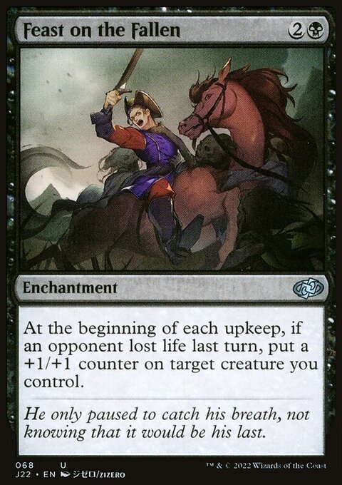 Feast on the Fallen, Jumpstart 2022 #68, Magic: The Gathering card