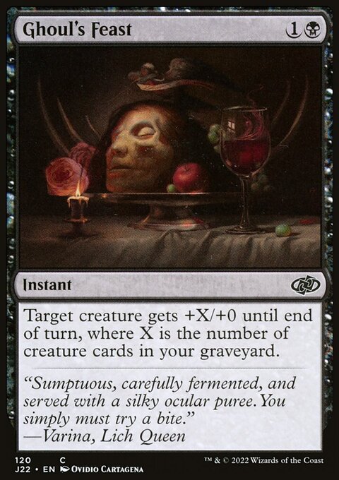 Ghoul's Feast, Jumpstart 2022 #120, Magic: The Gathering card
