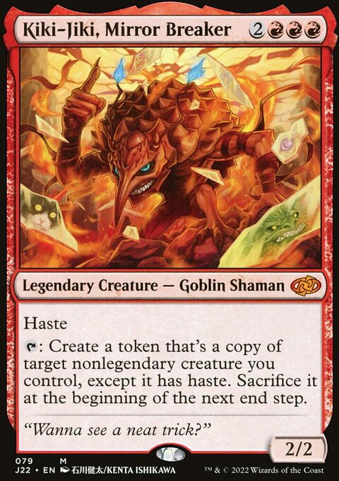 Kiki-Jiki, Mirror Breaker, Jumpstart 2022 #79, Magic: The Gathering card