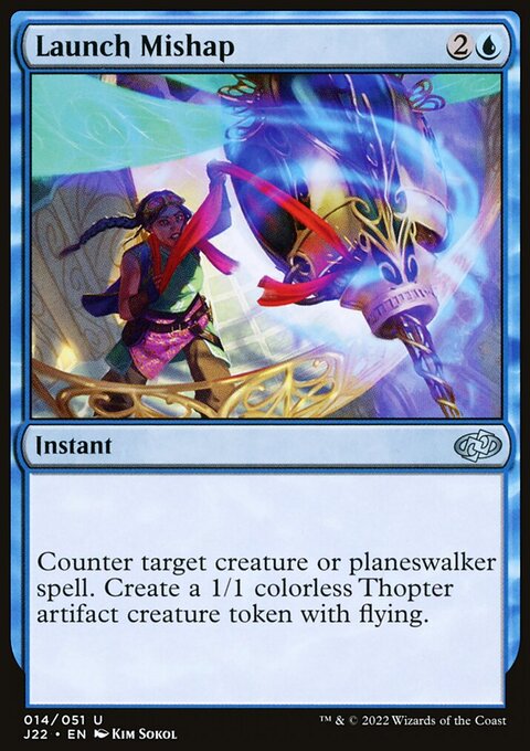 Launch Mishap, Jumpstart 2022 #14, Magic: The Gathering card