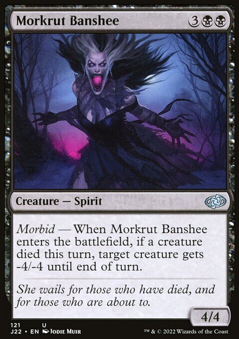 Morkrut Banshee, Jumpstart 2022 #121, Magic: The Gathering card