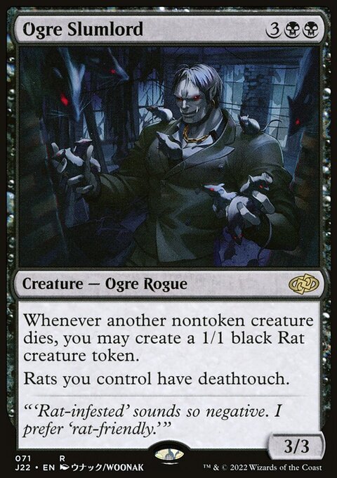 Ogre Slumlord, Jumpstart 2022 #71, Magic: The Gathering card