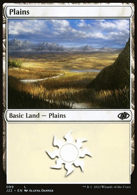 Plains, Jumpstart 2022 #99, Magic: The Gathering card