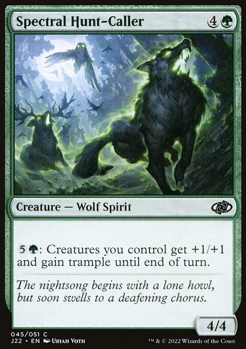 Spectral Hunt-Caller, Jumpstart 2022 #45, Magic: The Gathering card