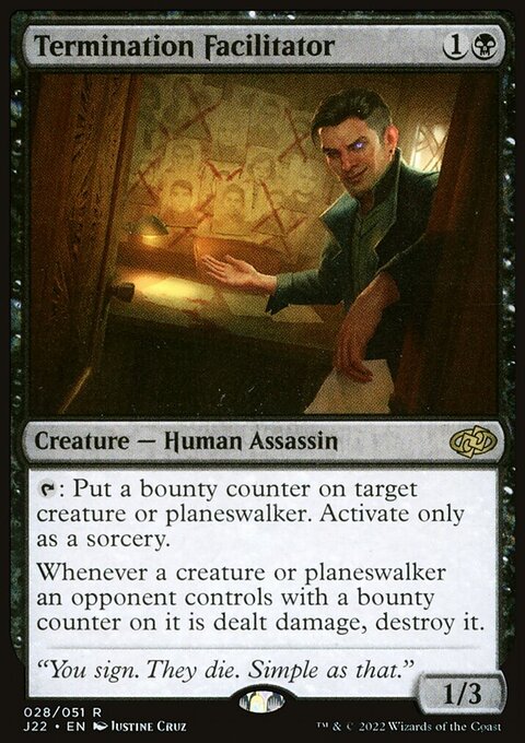 Termination Facilitator, Jumpstart 2022 #28, Magic: The Gathering card