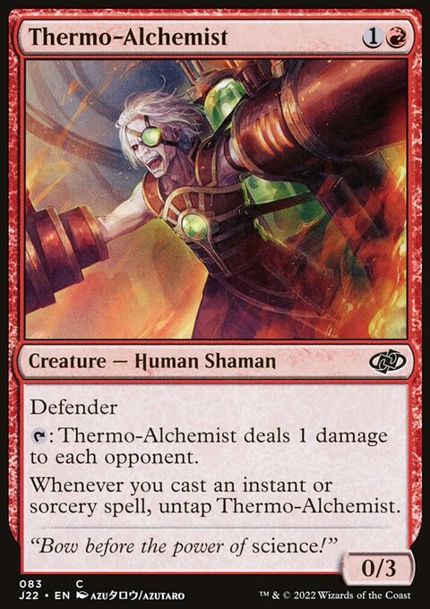 Thermo-Alchemist, Jumpstart 2022 #83, Magic: The Gathering card