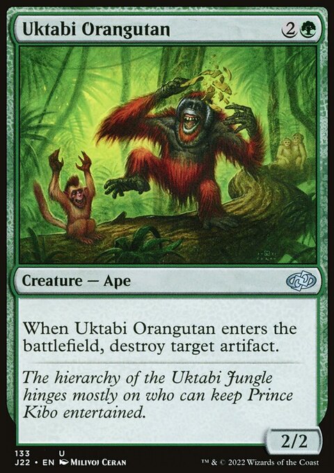 Uktabi Orangutan, Jumpstart 2022 #133, Magic: The Gathering card