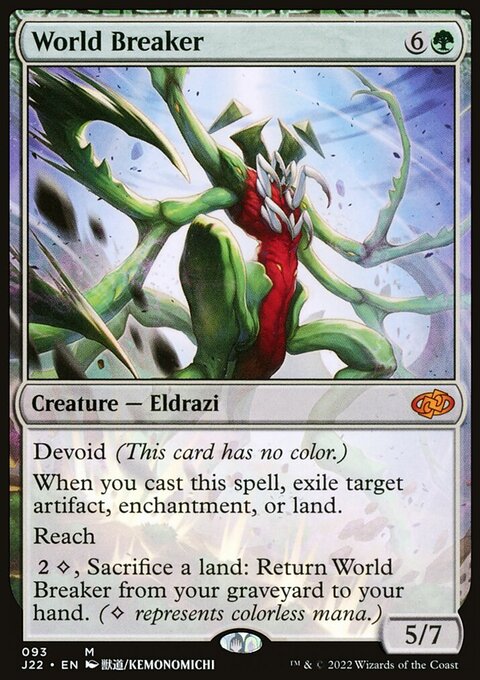 World Breaker, Jumpstart 2022 #93, Magic: The Gathering card