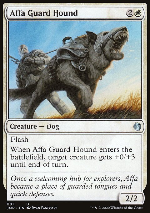 Affa Guard Hound, Jumpstart #81, Magic: The Gathering card