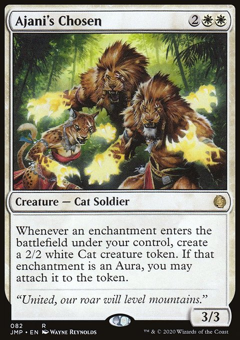 Ajani's Chosen, Jumpstart #82, Magic: The Gathering card