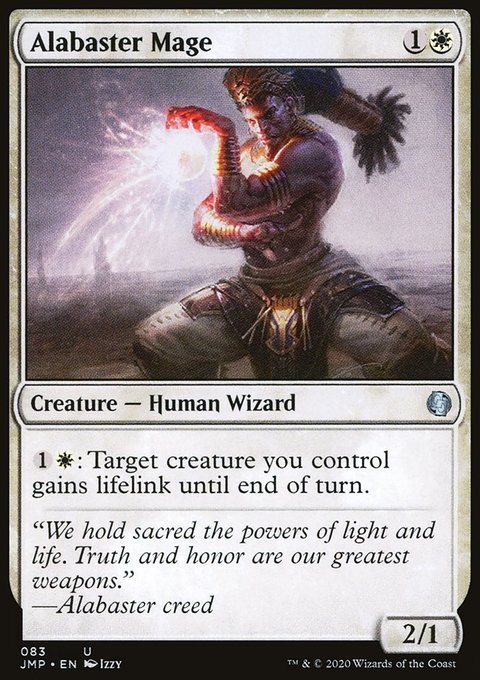 Alabaster Mage, Jumpstart #83, Magic: The Gathering card