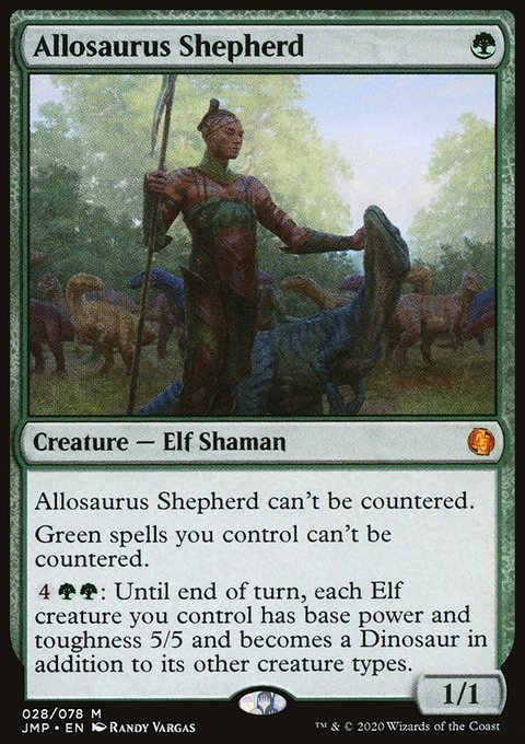 Allosaurus Shepherd, Jumpstart #28, Magic: The Gathering card