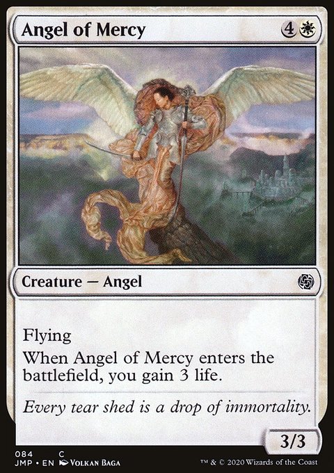 Angel of Mercy, Jumpstart #84, Magic: The Gathering card