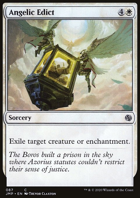 Angelic Edict, Jumpstart #87, Magic: The Gathering card