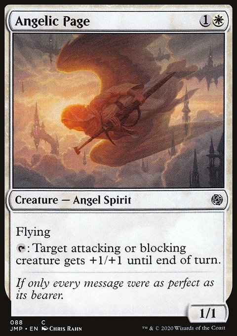 Angelic Page, Jumpstart #88, Magic: The Gathering card