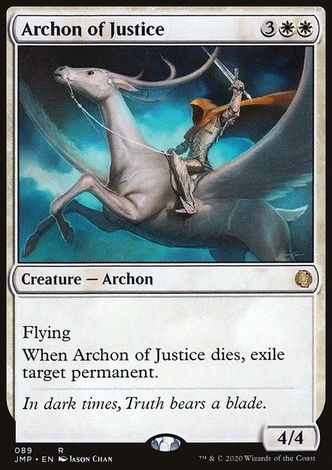 Archon of Justice, Jumpstart #89, Magic: The Gathering card