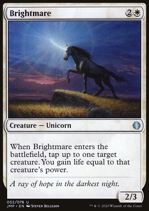 Brightmare, Jumpstart #2, Magic: The Gathering card