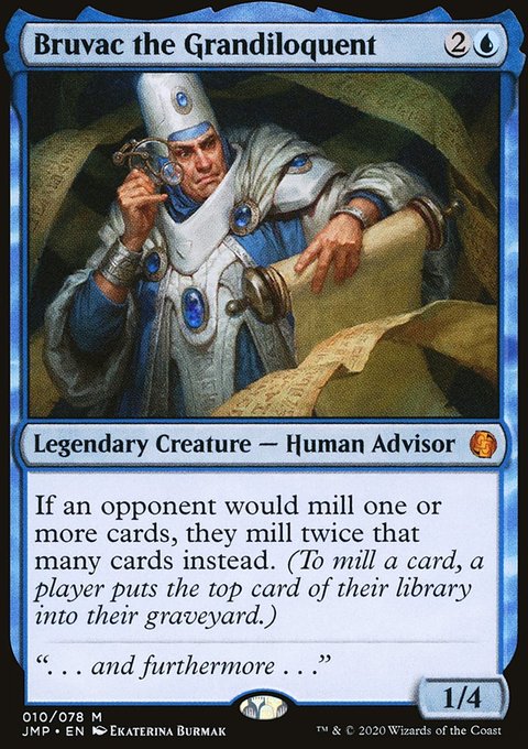 Bruvac the Grandiloquent, Jumpstart #10, Magic: The Gathering card