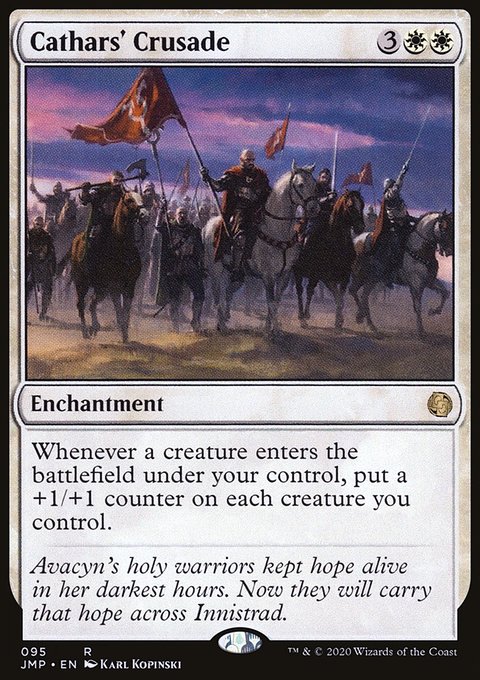 Cathars' Crusade, Jumpstart #95, Magic: The Gathering card