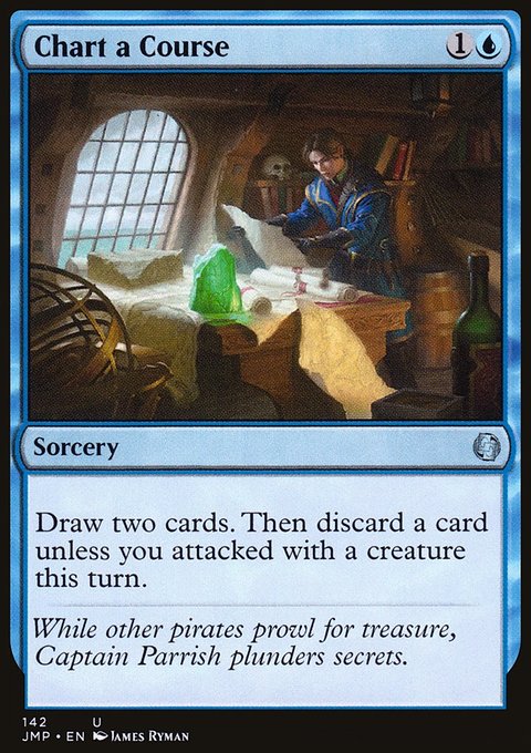 Chart a Course, Jumpstart #142, Magic: The Gathering card