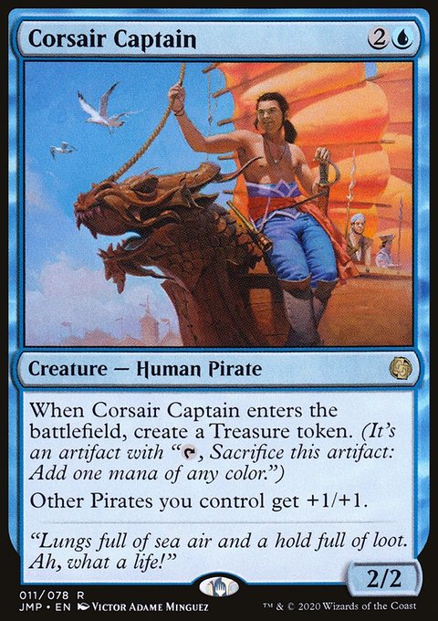 Corsair Captain, Jumpstart #11, Magic: The Gathering card