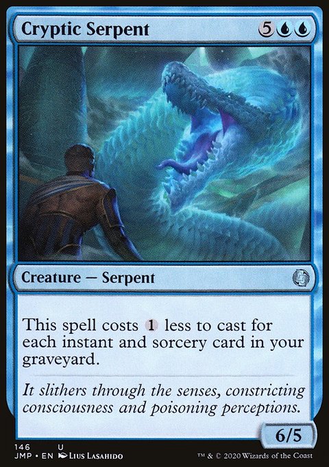 Cryptic Serpent, Jumpstart #146, Magic: The Gathering card