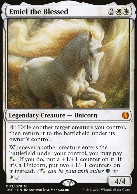Emiel the Blessed, Jumpstart #3, Magic: The Gathering card