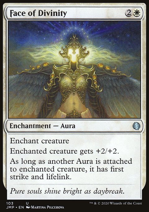 Face of Divinity, Jumpstart #103, Magic: The Gathering card