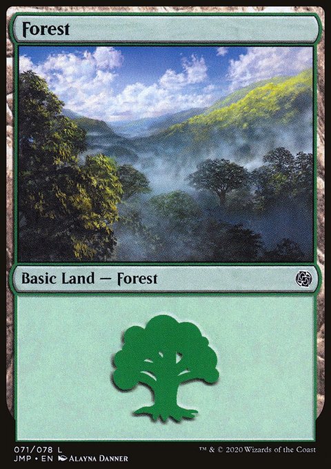 Forest, Jumpstart #71, Magic: The Gathering card