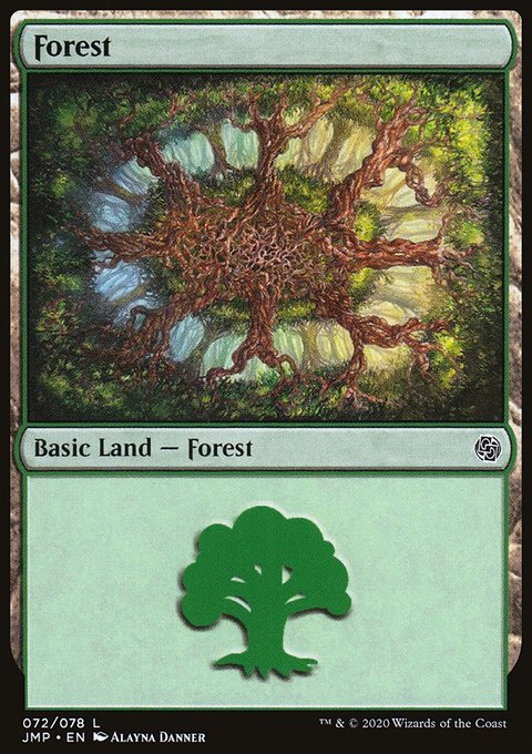 Forest, Jumpstart #72, Magic: The Gathering card