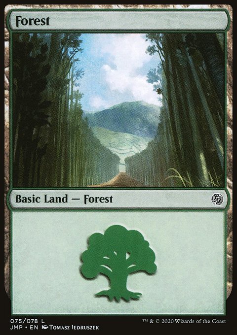 Forest, Jumpstart #75, Magic: The Gathering card