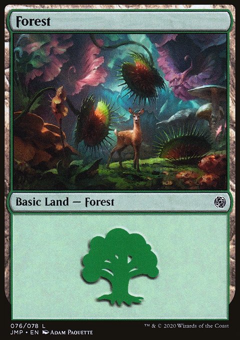 Forest, Jumpstart #76, Magic: The Gathering card