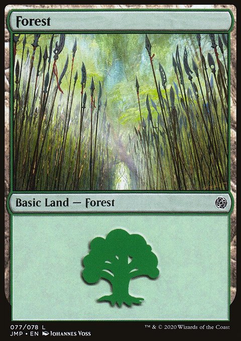 Forest, Jumpstart #77, Magic: The Gathering card