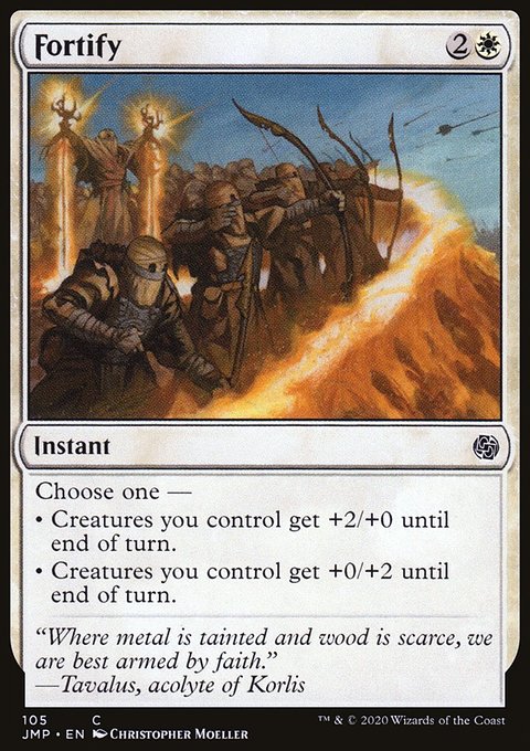 Fortify, Jumpstart #105, Magic: The Gathering card