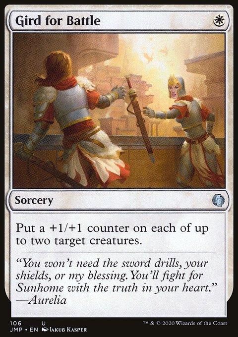 Gird for Battle, Jumpstart #106, Magic: The Gathering card