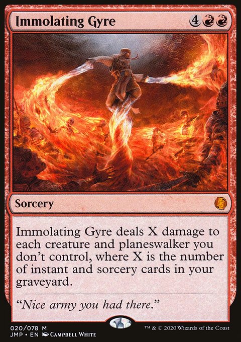 Immolating Gyre, Jumpstart #20, Magic: The Gathering card