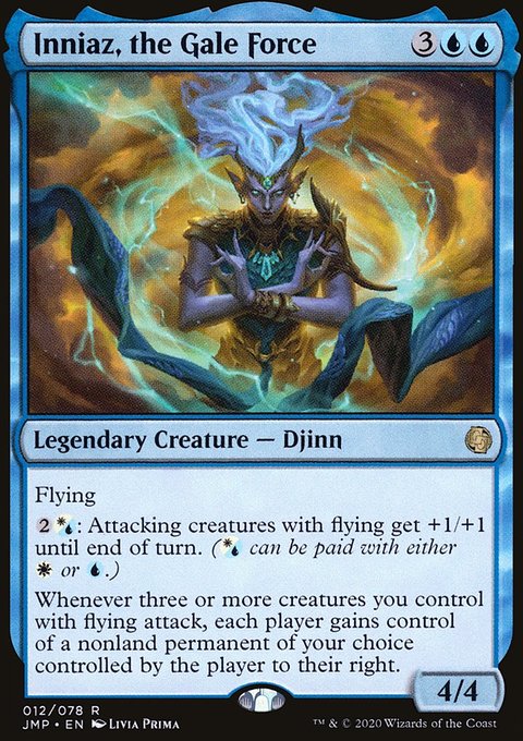 Inniaz, the Gale Force, Jumpstart #12, Magic: The Gathering card