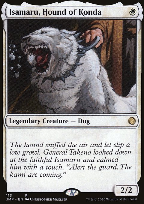 Isamaru, Hound of Konda, Jumpstart #113, Magic: The Gathering card