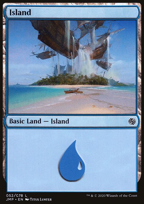 Island, Jumpstart #52, Magic: The Gathering card