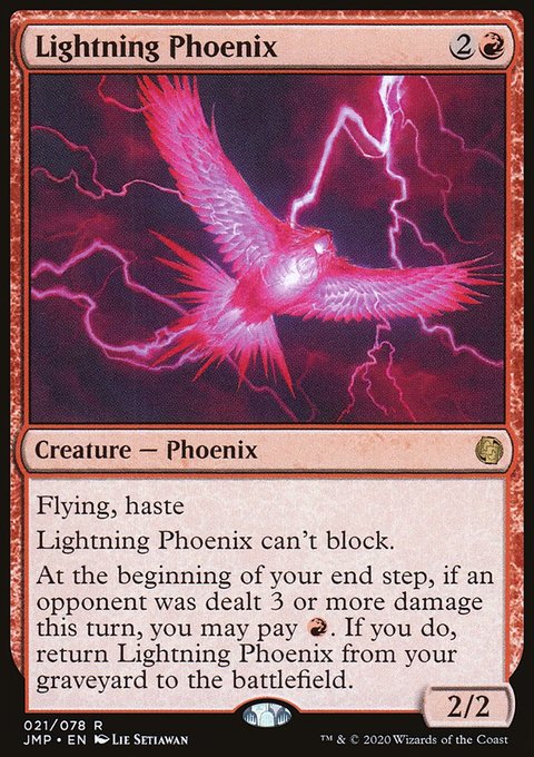 Lightning Phoenix, Jumpstart #21, Magic: The Gathering card