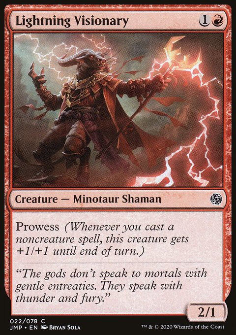 Lightning Visionary, Jumpstart #22, Magic: The Gathering card