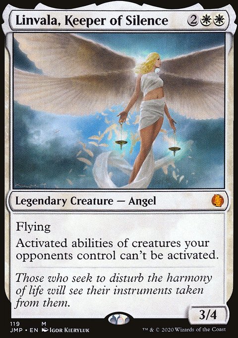 Linvala, Keeper of Silence, Jumpstart #119, Magic: The Gathering card